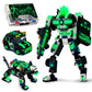 Jitterygit Robot Police Mech Glow In The Dark Toy Cop Gift, Swat Action Figure Buildable Stem Building Superheroes Soldier - Cool Present For Boys, Girls, Kids, Children Ages 6 7 8 9 10 Year Olds