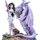 Ebros Gift Amy Brown Romantic Twilight Dragon Courting Fairy Figurine Dragons Are Romantic Statue Fantasy Collectible 8' H
