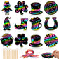 Julmelon 36 Pcs St Patricks Day Scratch Art For Kids, St. Patricks Day Crafts For Kids Rainbow Color Magic Scratch Paper Cards S