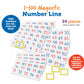 Learning Resources Magnetic Number Line 1-100, 20 Magnets, Classroom Accessories, Teacher Aids, Sets Of 5 Magnets