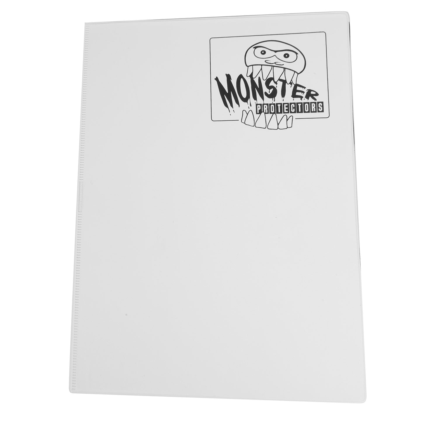 Monster Protectors Mega XL Trading Card Binder - Matte White, Anti-Theft, Holds 720 Cards, Padded Pockets, Model 63736