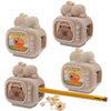 Funblast Capybara Telivision Pencil Sharpener For Kids - Set Of 4 Pcs Sharpener For Kid, Stationery Items Aesthetic, Stylish Sha