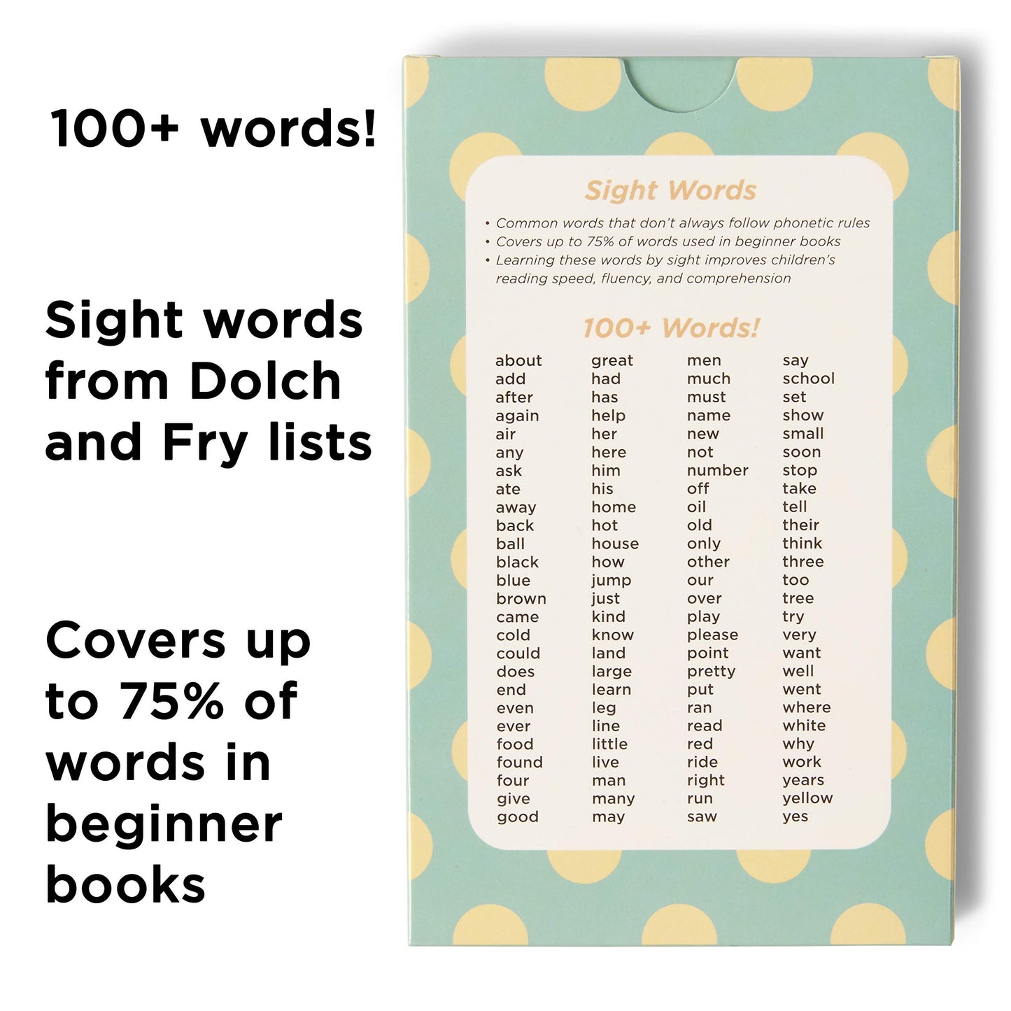 Think Tank Scholar K Sight Words Flash Cards (Kindergarden) Pack 100+ Dolch & Fry (High Freqency) Flashcards - Learn To Read, Learning Kids Ages 4 5 6 7 Homeschool Classroom Elementary School
