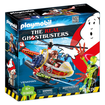 Playmobil Venkman With Helicopter Building Set
