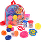 Toyland Paw Patrol Kids Dough Backpack Set - 5 Tubs of Dough & 4 Cutters Included - Paw Patrol Toys