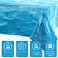 Irenare 8 Pieces Ocean Waves Plastic Tablecloth Ocean Table Cover Water Print Table Cover Ocean Sea Tablecloth Blue For Beach Pool Birthday Party Decoration Shower Supplies (54 X 108 Inch)