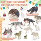 Deekin 20 Pcs Figure Toys Mini Miniatures Figurines Toys Mini Realistic Decor Themed Party Gifts For Diorama Projects Birthday Gift Learning Toy (Wolf)