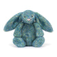Jellycat Bashful Luxe Luna Bunny Stuffed Animal, Medium 12 inches - Rabbit & Bunny Plush Toy - Classic Children's Gift
