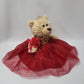 KINNEX COLLECTIONS SINCE 1997 20'' Quince Anos Quinceanera Last Doll Teddy Bear with Dress (Centerpiece) ~ ARC16832-7 (Burgundy)