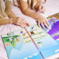 Melissa & Doug Restickable Stickers Flip-Flap Pad 3-Pack, Classic Missions, Adventure Bay, 7.5 inches, Multi, Model 33309