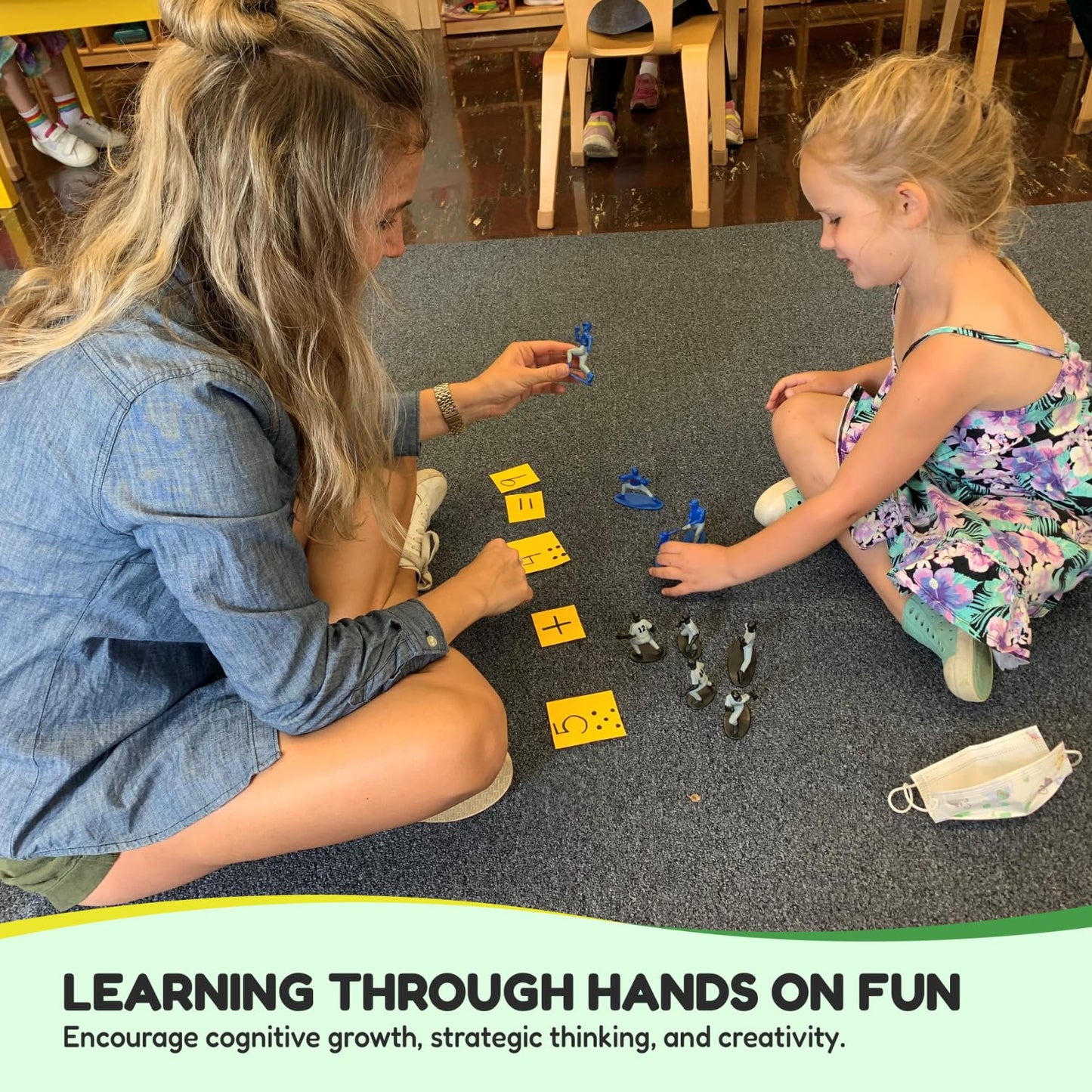 K Kaskey Kids NHL Hockey Guys Set - Rangers vs. Bruins, 27 Pieces, 2-Inch Plastic Action Figures, Ages 3+, Travel Case Included