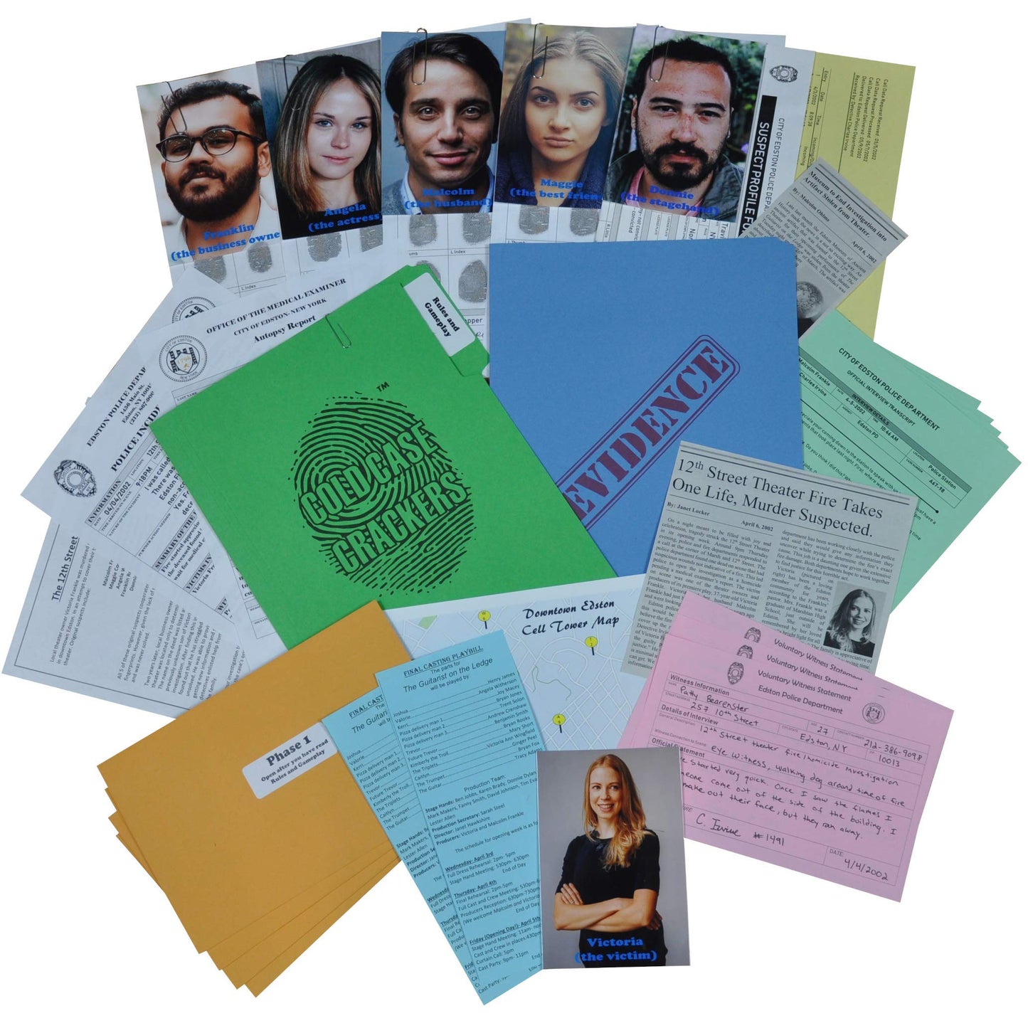 Cold Case ers | Murder Mystery Game | 12th Street Theater Case | Can You  The Case?