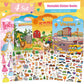 4 Set Reusable Sticker Books For Kids, Puffy Sticker Books For Toddlers 2-4, Toddler Sticker Book Ages 1-3, Kids Puffy Sticker A