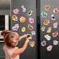 Little World Large Set Of 25 Foam Fridge Magnets For Toddlers 1-3 - Refrigerator Magnets For Kids - Baby Magnets For Refrigerato