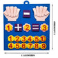 Montessori Kindergarten Math Toys Felt Finger Math Numbers W/Hanging Loop, Felt Boards For 3+, Math Games For Kindergarten, Home
