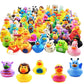 Chochkees Assorted Rubber Ducks Toy Duckies For Kids And Toddlers, Bath Birthday Baby Showers Classroom, Summer Beach And Pool Activity, 2' Inches (50-Pack)