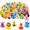 Chochkees Assorted Rubber Ducks Toy Duckies For Kids And Toddlers, Bath Birthday Baby Showers Classroom, Summer Beach And Pool Activity, 2' Inches (50-Pack)