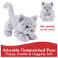 Gund Bootsie English Blue Kitten Plush Toy, Premium Cat Stuffed Animal For Ages 1 And Up, Gray, 9