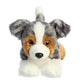 Aurora® Adorable Mini Flopsie™ Australian Shepherd Stuffed Animal - Playful Ease - Timeless Companions - Multicolor 8 Inches