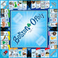 Late For The Sky Boston-opoly Board Game - Multicolor, 22" x 17", Cardboard, Model 5510941