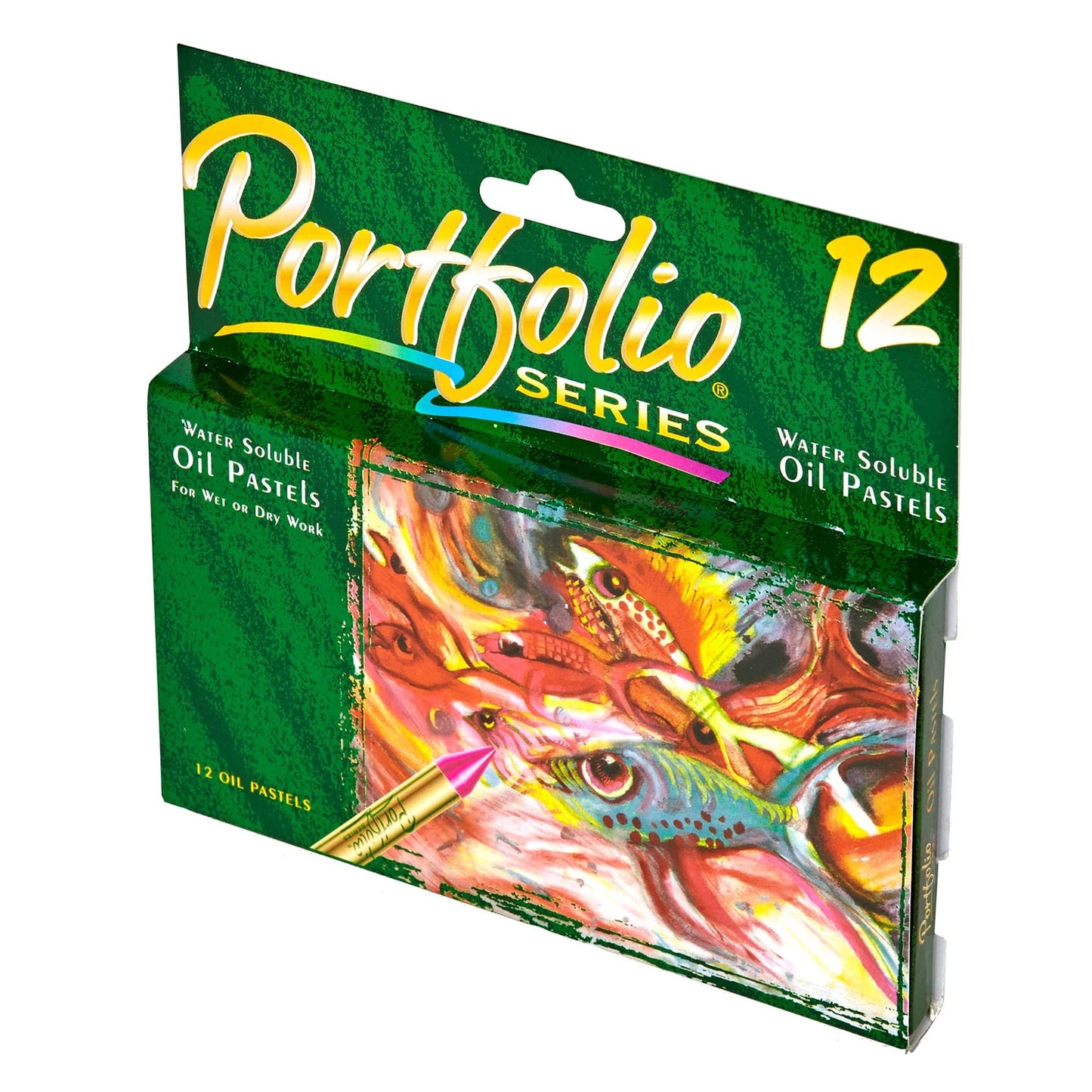 Crayola Oil Pastels Portfolio Series, Water Soluble, Colors May Vary, 12 Count (52-3612)