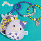 Horizon Group USA Squishmallows Bubba The Cow Bracelet Kit, Multi, Small to Medium, Plastic, Model 231925, Gifts for 7 Year Old Girls