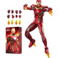 Lonullymege Ironman Action Figures Set 2-Pack 7 Inch All Joints Movable Collectable Toys-Full Metal Painting With Lots Of Accessories Suit-Up Model(Wm1 & Mk45)