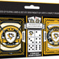 MasterPieces Game Day - NHL Pittsburgh Penguins 2-Pack Playing Cards & Dice Pack - Officially Licensed Set for Adults and Family