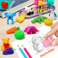 Arscniek 40 Pack 3D Puzzle Animal & Food Erasers for Kids, Take Apart Mini Pencil Erasers, Bulk Party Favors, Classroom Prizes,