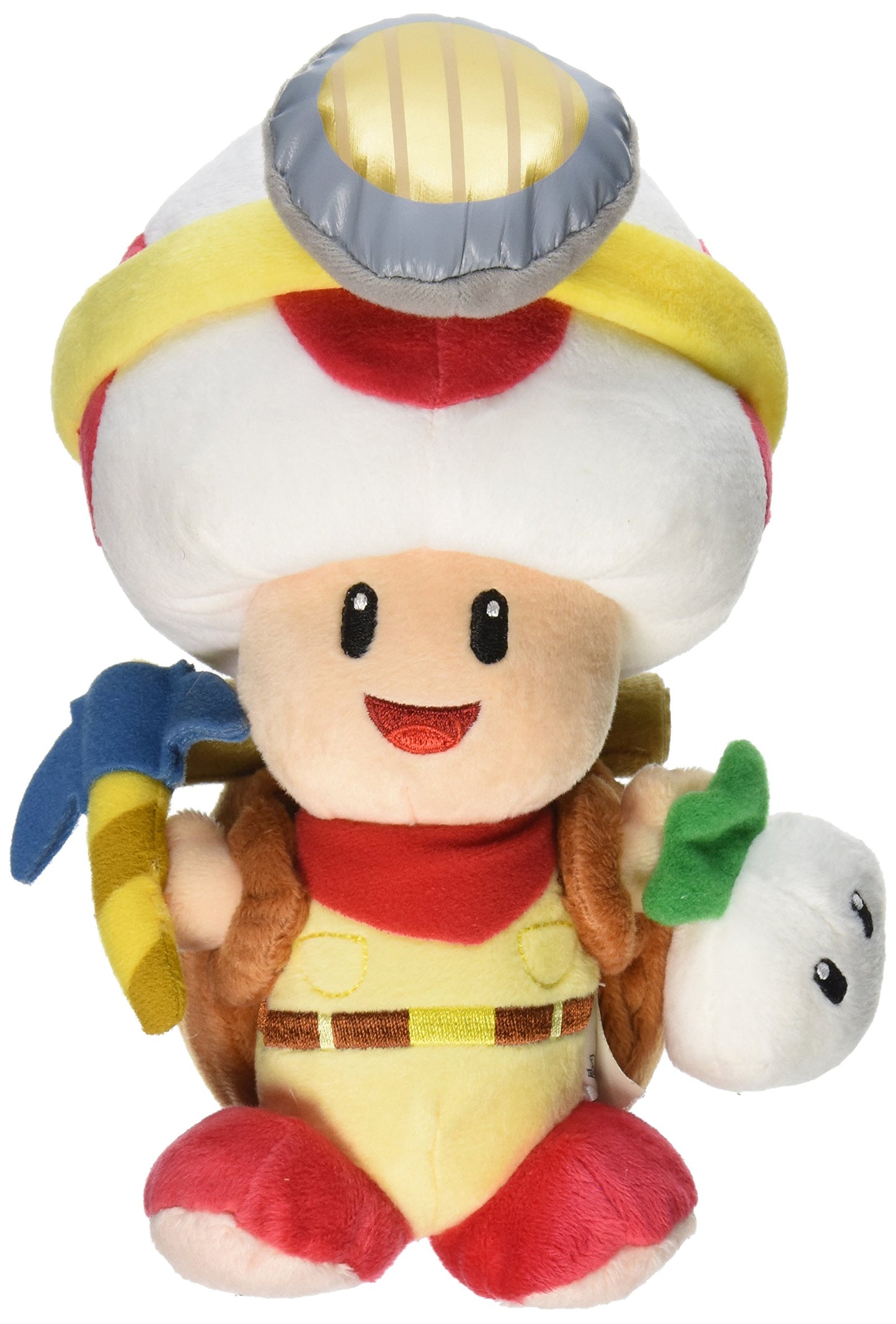 Little Buddy Captain Toad Plush Toy, 9" Multi-Colored Stuffed Animal, Model 1409
