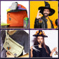 Trnayi 24 Sets Halloween Party Favors Gift Color Your Own Ghost Pumpkin Spider Witch Bat Unfinished Wooden Keychains DIY Crafts