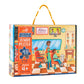 Upbounders- A Day At The Barbershop 48 Piece Floor Puzzle, Beginner Puzzle For Toddlers Kids - African American Boy - Ages 4-8 (Multicultural)