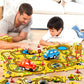 Beby Buty 48 Pcs Puzzle Racer Car Track Set Toys For Kids Boys, Christmas Toys Gifts For 3 4 5 Year Old Boys, Puzzle Racer Kids
