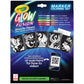 Crayola Glow Fusion Coloring Set - Glow in The Dark Markers & Mythical Creature Pages, Blue/Green/Orange/Red, Model 747491