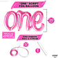 Katchon, Pink One Balloon For First Birthday - 20 Inch | Hot Pink 1 Balloon For First Birthday Decorations | Script One Balloons For 1St Birthday Decorations Girl | One Year Old Birthday Decorations