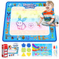 Toddler Toys For 2 3 4 5 Year Old Kids Boys Girls, Water Doodle Mat For Toddlers 2-5 Preschool Educational Learning Toys Halloween Birthday Easter Basket Stuffers Gift For 2-8 Year Old Boys Girls Blue