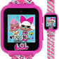 L.O.L. Surprise! Accutime Kids Hot Pink Educational Touchscreen Smart Watch Toy For Girls, Boys, Toddlers - Selfie Cam, Learning