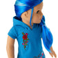 American Girl 18-inch Truly Me Doll #90 - Blue Eyes, Long Blue Hair, Light-Medium Skin, Skater Dress, Vinyl