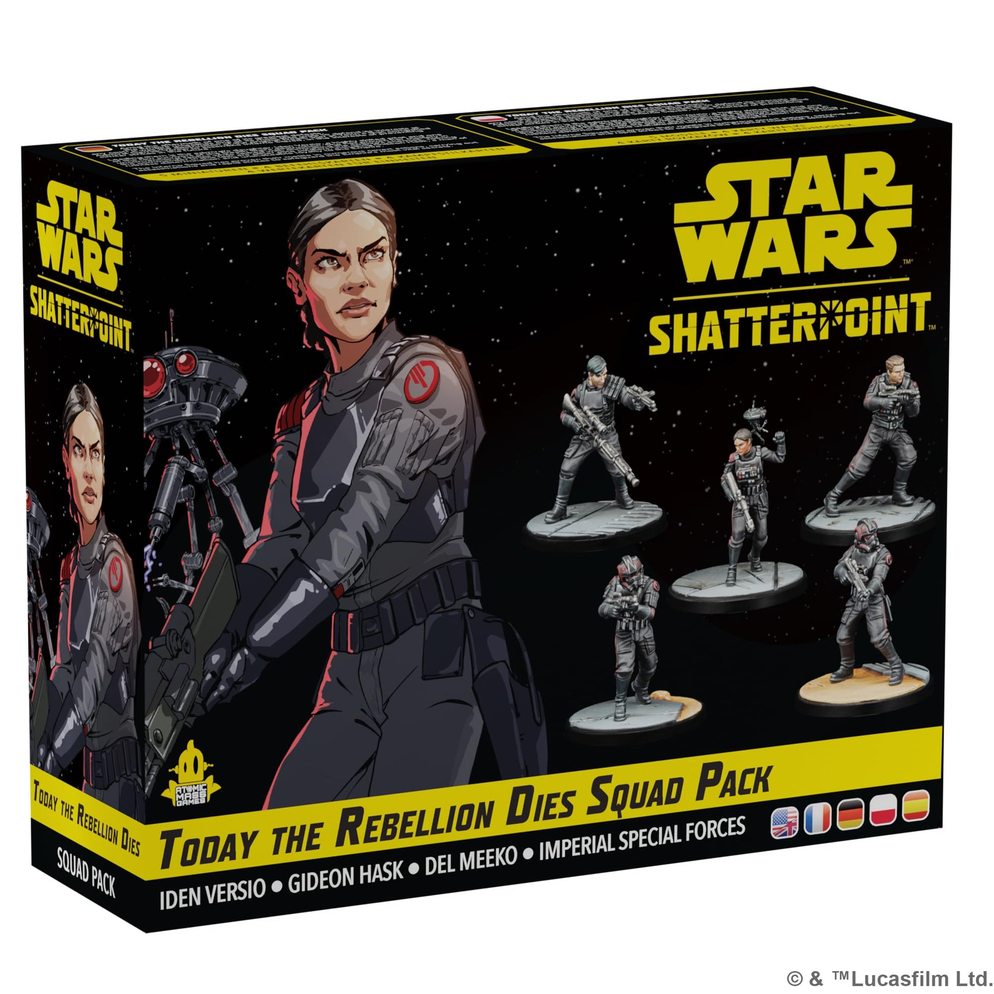 Atomic Mass Games Star Wars Shatterpoint Today The Rebellion Dies Squad Pack - Tabletop Miniatures Game  Strategy Game for Kids and mature-themeds  Ages 14+  2 Players  90 Minute Playtime