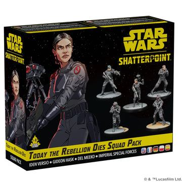 Atomic Mass Games Star Wars Shatterpoint Today The Rebellion Dies Squad Pack - Tabletop Miniatures Game  Strategy Game for Kids and mature-themeds  Ages 14+  2 Players  90 Minute Playtime