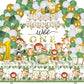Wild One Party Decorations, 150 Pcs Jungle Animal Party Supplies Decor For Boy Girl Birthdays With Banners Cake Topper Cupcake T