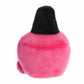 Aurora Adorable Palm Pals Kitty Nail Polish Stuffed Animal - Fun Collectible Plush for Kids and mature-themed Collectors - Perfect for Decorating Rooms and Birthday Gifts - Pink 4 Inches