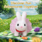 Walking Bunny Toys For Kids, Bunny Stuffed Animal Interactive Electronic Toys, Swinging Ears, Twitching Mouth And Nose, Easter C