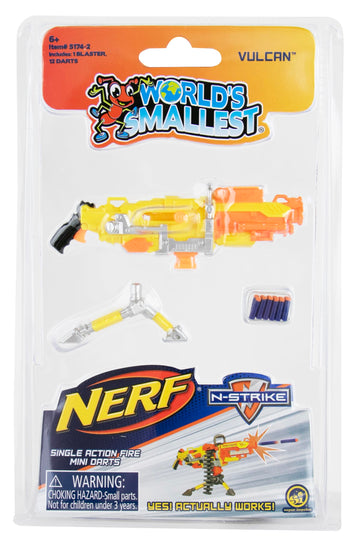 Worlds Smallest Nerf Blasters Series 2, Comes With 1 Blaster, 12 Darts. 3, Each Sold Seperately, Style Selected At Random. Ages 8+