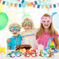 Harloon 36 Pcs Sea Animal Party Favors Under Ocean Paper Glasses Ocean Animal Photo Props For Fishing Birthday Party Supplies (W