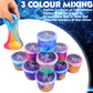 12 Pack Galaxy Slime Kit, Galaxy Slime Cup Party Favors For Girls Boys, 12 Constellations Series Mini Slime Bulk, Wet, Non-Stick