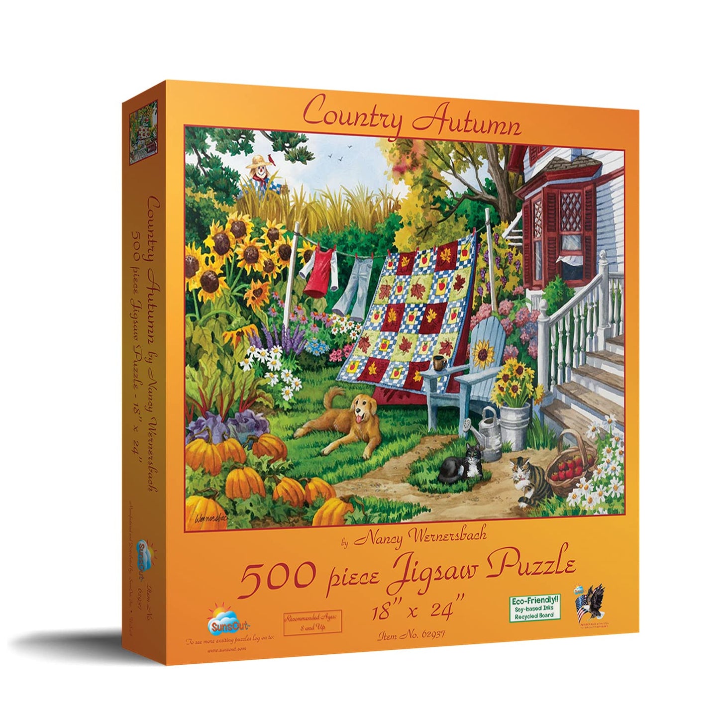 Country Autumn 500 pc Jigsaw Puzzle