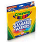 Crayola Ultraclean Broadline Bold Markers (10 Count)
