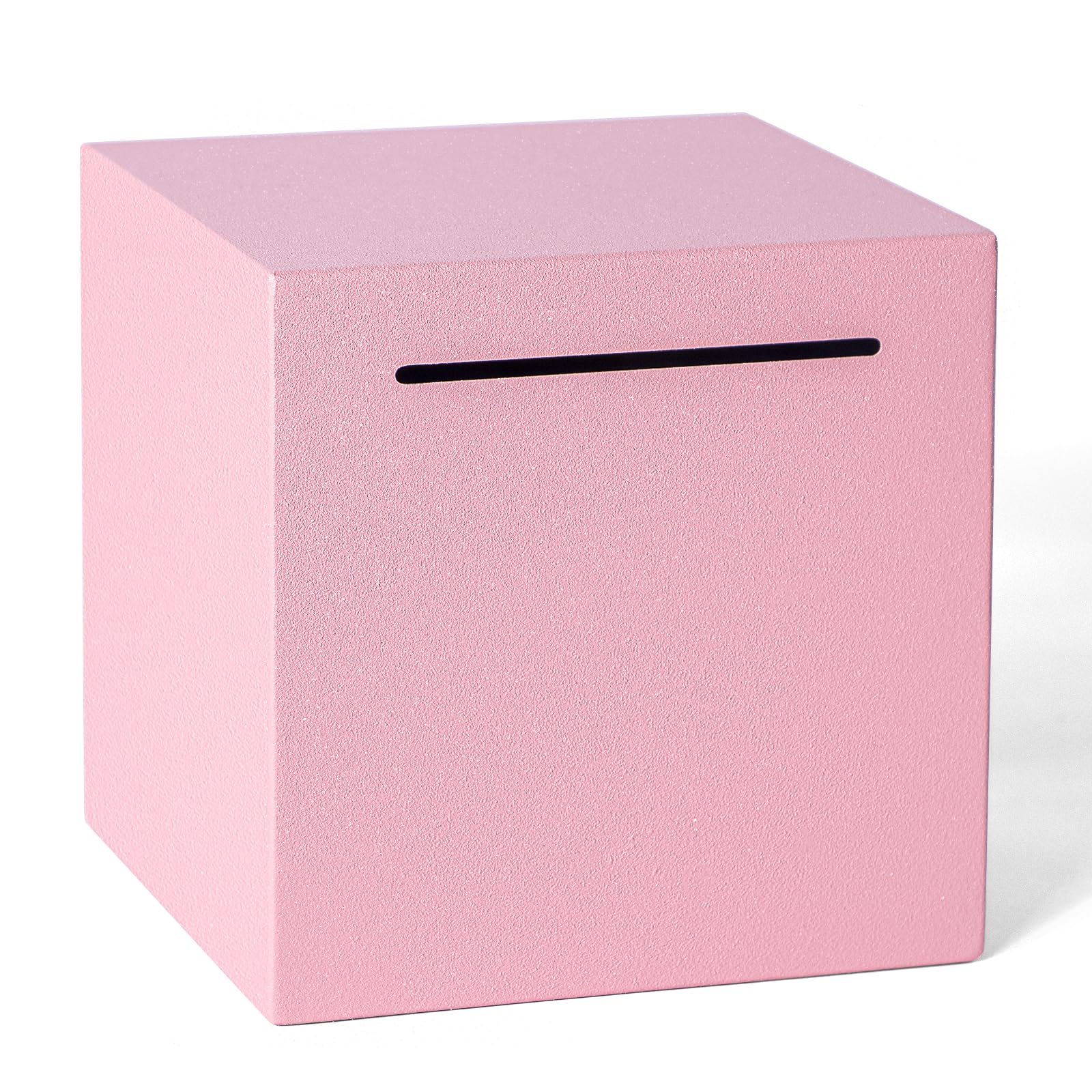 Piggy Bank For Adults Must Break To Open, Unbreakable Adults Piggy Bank Made Of Stainless Steel, Metal Saving Bank (Pink, 4.72-I