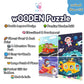 Fiddlys Wood Jigsaw Puzzles for Kids & Children -9 Pieces Age 3+ (Travel Pack of 4)